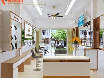 Mẫu tủ vàng rời bằng gỗ Melamine vân đá