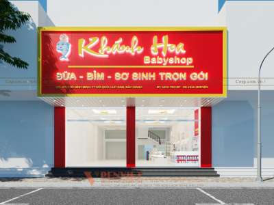 Thiết kế shop mẹ và bé Khánh Hoa