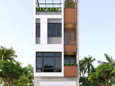 Thiết kế nhà 3 tầng hiện đại sang trọng