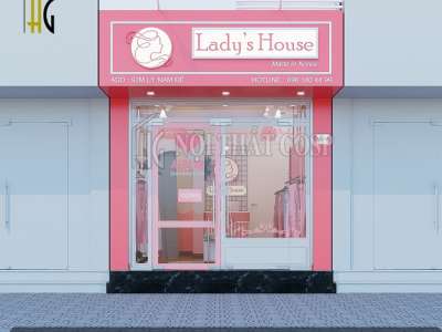 Thiết Kế Shop Thời Trang Lady’s House cao cấp