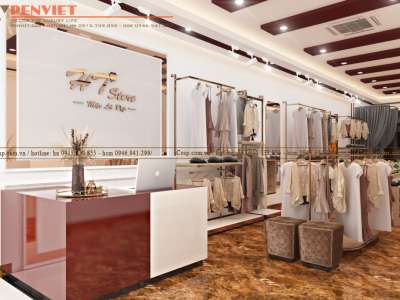 Thiết kế shop quần áo HT Store 55m2