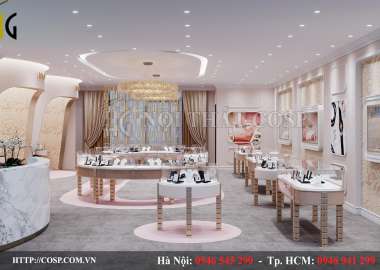 Thiết kế tiệm vàng